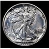Image 2 : ***Auction Highlight*** 1917-D Obverse Walking Liberty Half Dollar 50c Graded Choice+ Unc By USCG (f