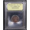Image 4 : ***Auction Highlight*** 1851 C-1 Braided Hair Half Cent 1/2c Graded Choice+ Unc BN By USCG (fc)