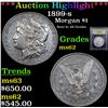 Image 1 : ***Auction Highlight*** 1899-s Morgan Dollar $1 Graded Select Unc By USCG (fc)