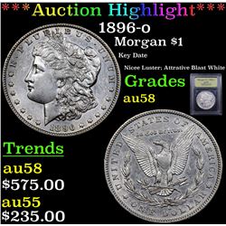 ***Auction Highlight*** 1896-o Morgan Dollar $1 Graded Choice AU/BU Slider By USCG (fc)