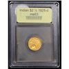 Image 4 : ***Auction Highlight*** 1925-d Gold Indian Quarter Eagle $2 1/2 Graded Select Unc By USCG (fc)