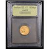 Image 4 : ***Auction Highlight*** 1909-p Gold Indian Quarter Eagle $2 1/2 Graded Select Unc By USCG (fc)