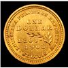 Image 3 : ***Auction Highlight*** 1903 Jefferson Louisiana Purchase Gold Commem Dollar .$1 Graded GEM   Unc