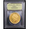 Image 4 : ***Auction Highlight*** 1882-cc Gold Liberty Double Eagle $20 Graded Select Unc By USCG (fc)