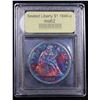 Image 4 : ***Auction Highlight*** 1846-p Rainbow Toned Seated Liberty Dollar $1 Graded Select Unc By USCG (fc)