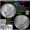 Image 1 : ***Auction Highlight*** 1884-s Morgan Dollar $1 Graded Select Unc By USCG (fc)