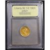 Image 4 : Proof ***Auction Highlight*** 1903 Gold Liberty Quarter Eagle $2 1/2 Graded Select+ Proof By USCG (f