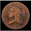 Image 2 : *Highlight Of Entire Auction* 1793 C-1 B-1 Liberty Cap half cent 1/2c Graded vf+ By USCG (fc)