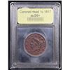 Image 4 : ***Auction Highlight*** 1817 Coronet Head Large Cent 1c Graded Choice AU/BU Slider+ By USCG (fc)