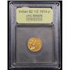 Image 4 : ***Auction Highlight*** 1914-p Gold Indian Quarter Eagle $2 1/2 Graded Unc Details By USCG (fc)