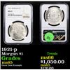 Image 1 : NGC 1921-p Morgan Dollar $1 Graded ms65 By NGC