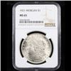 Image 2 : NGC 1921-p Morgan Dollar $1 Graded ms65 By NGC