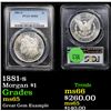 Image 1 : PCGS 1881-s Morgan Dollar $1 Graded ms65 By PCGS