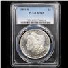 Image 2 : PCGS 1881-s Morgan Dollar $1 Graded ms65 By PCGS