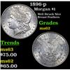Image 1 : 1896-p Morgan Dollar $1 Grades Select Unc