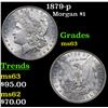 Image 1 : 1879-p Morgan Dollar $1 Grades Select Unc
