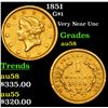 Image 1 : 1851 Gold Dollar $1 Grades Choice AU/BU Slider