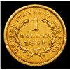 Image 3 : 1851 Gold Dollar $1 Grades Choice AU/BU Slider