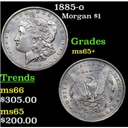 1885-o Morgan Dollar $1 Grades GEM+ Unc