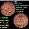 Image 1 : 1884 Indian Cent 1c Grades Choice Unc RB