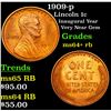 Image 1 : 1909-p Lincoln Cent 1c Grades Choice+ Unc RB
