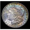 Image 2 : 1881-s Rainbow Toned Morgan Dollar $1 Grades Choice Unc