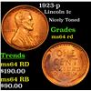Image 1 : 1923-p Lincoln Cent 1c Grades Choice Unc RD