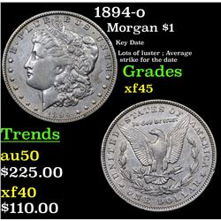 1894-o Morgan Dollar $1 Grades xf+