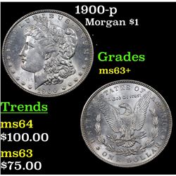 1900-p Morgan Dollar $1 Grades Select+ Unc
