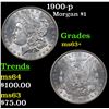 Image 1 : 1900-p Morgan Dollar $1 Grades Select+ Unc