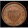 Image 3 : 1864 Union for ever Civil War Token 1c Grades Choice AU
