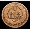 Image 3 : 1864 cn Indian Cent 1c Grades f, fine