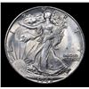 Image 2 : 1942-p Walking Liberty Half Dollar 50c Grades Choice Unc