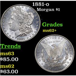 1881-o Morgan Dollar $1 Grades Select Unc