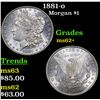 Image 1 : 1881-o Morgan Dollar $1 Grades Select Unc
