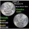 Image 1 : 1891-p Morgan Dollar $1 Grades Select Unc