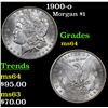 Image 1 : 1900-o Morgan Dollar $1 Grades Choice Unc