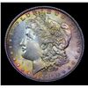Image 2 : 1886-p Rainbow Toned Morgan Dollar $1 Grades Choice Unc