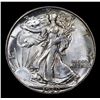 Image 2 : 1939-d Walking Liberty Half Dollar 50c Grades Choice Unc