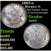 Image 1 : 1885-o Morgan Dollar $1 Grades GEM Unc