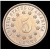 Image 3 : 1883 Shield Nickel 5c Grades Select Unc