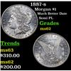 Image 1 : 1887-s Morgan Dollar $1 Grades Select Unc
