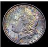 Image 2 : 1896-p Rainbow Toned Morgan Dollar $1 Grades Select+ Unc
