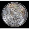 Image 3 : 1896-p Rainbow Toned Morgan Dollar $1 Grades Select+ Unc