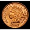 Image 2 : 1907 Indian Cent 1c Grades Choice+ Unc RD