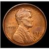 Image 2 : 1910-s Lincoln Cent 1c Grades Select+ Unc RB