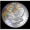 Image 2 : 1879-s Rainbow Toned Morgan Dollar $1 Grades Choice+ Unc