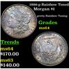 Image 1 : 1886-p Rainbow Toned Morgan Dollar $1 Grades Choice Unc