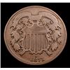 Image 2 : 1871 Two Cent Piece 2c Grades vf++