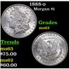 Image 1 : 1888-o Morgan Dollar $1 Grades Select Unc